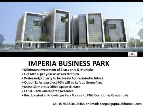 Imperia structure business park office assured return 12% greater noida