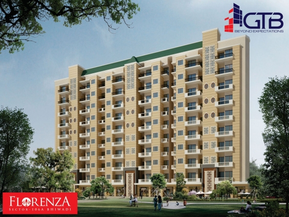 Elevation picture of new residential project gtb florenza, bhiwadi