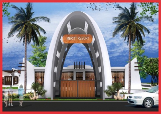Meritt resort arch