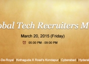 Global tech recruiter meet hyderabad - march 20, 2015