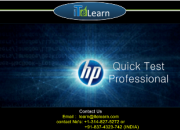 Ultimate source to become professional in qtp, itelearn