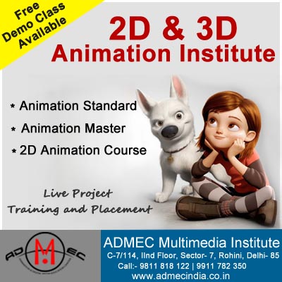3d animation training and placement institute in delhi in Delhi - Courses /  Classes | 1224455