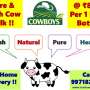 Pure and fresh cow milk