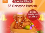 Ganesha Chaturthi Special Ritual – 32 Ganesha Homam