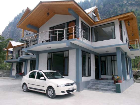 Wooden furnished cottage for sale in manali