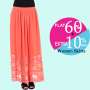 Enjoy FLAT 60% + EXTRA 10% Off On Purchase of INR 999 On Women Bottom Wear
