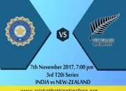 Cricket betting tips for ind vs nz third t20i